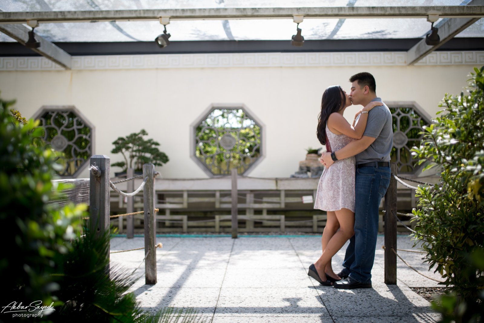 Andrea and thuan - national arboretum engagement shoot 9