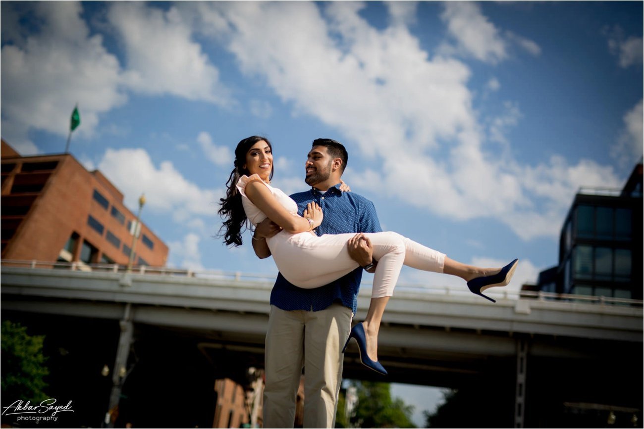 Georgetown engagement session akbar sayed photography